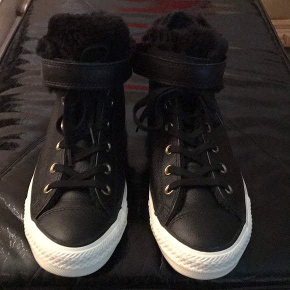 converse leather high tops